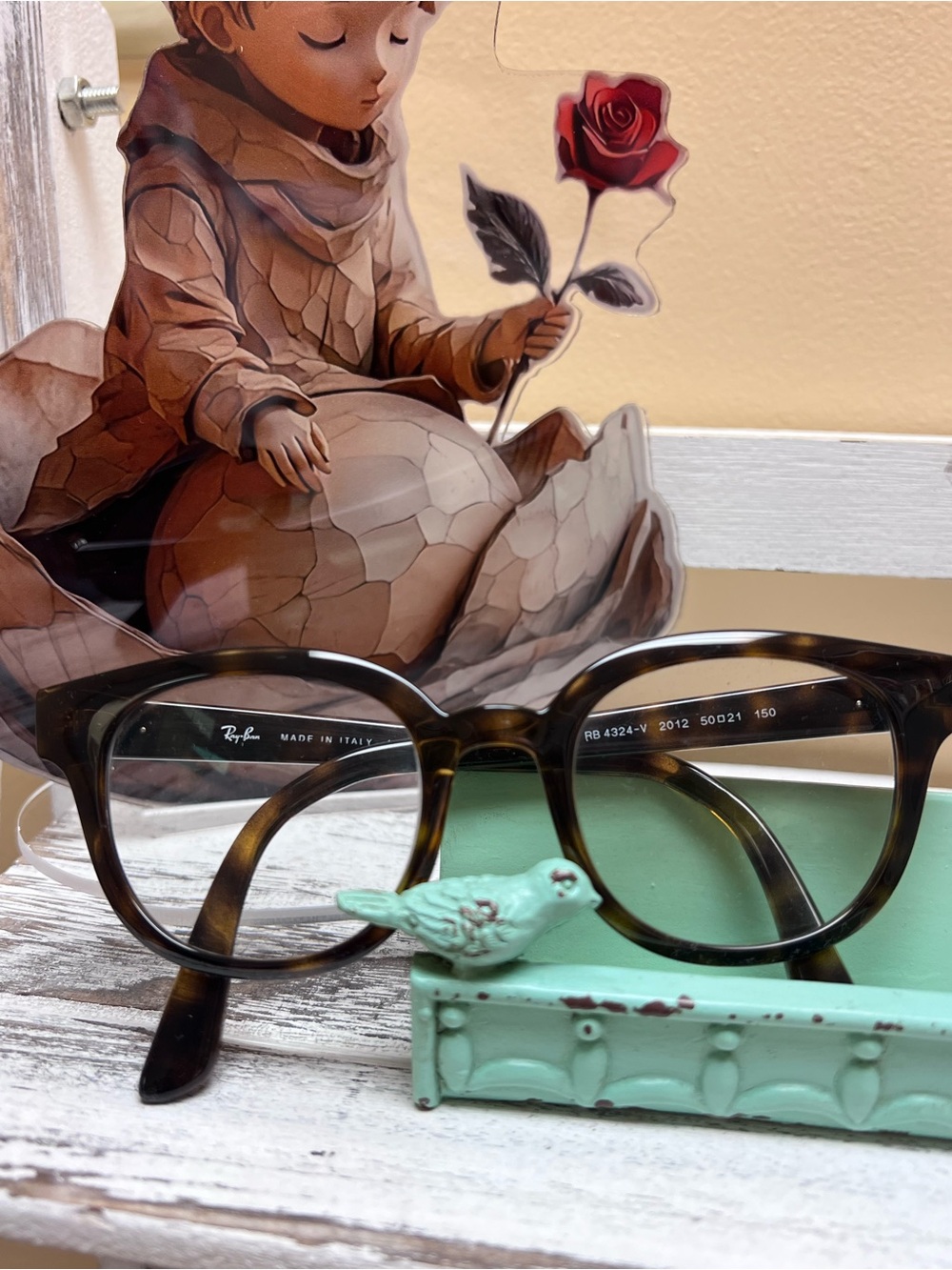 RayBan Tortoise Shell Eyeglass Frame Like New